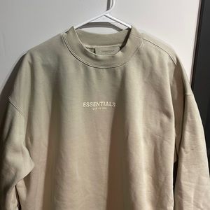 Essentials FEAR OF GOD Crewneck (Wheat)